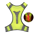 LED Highlight Reflective Safety Vest Night High Brightness Reflector Battery Flicker LED Vest